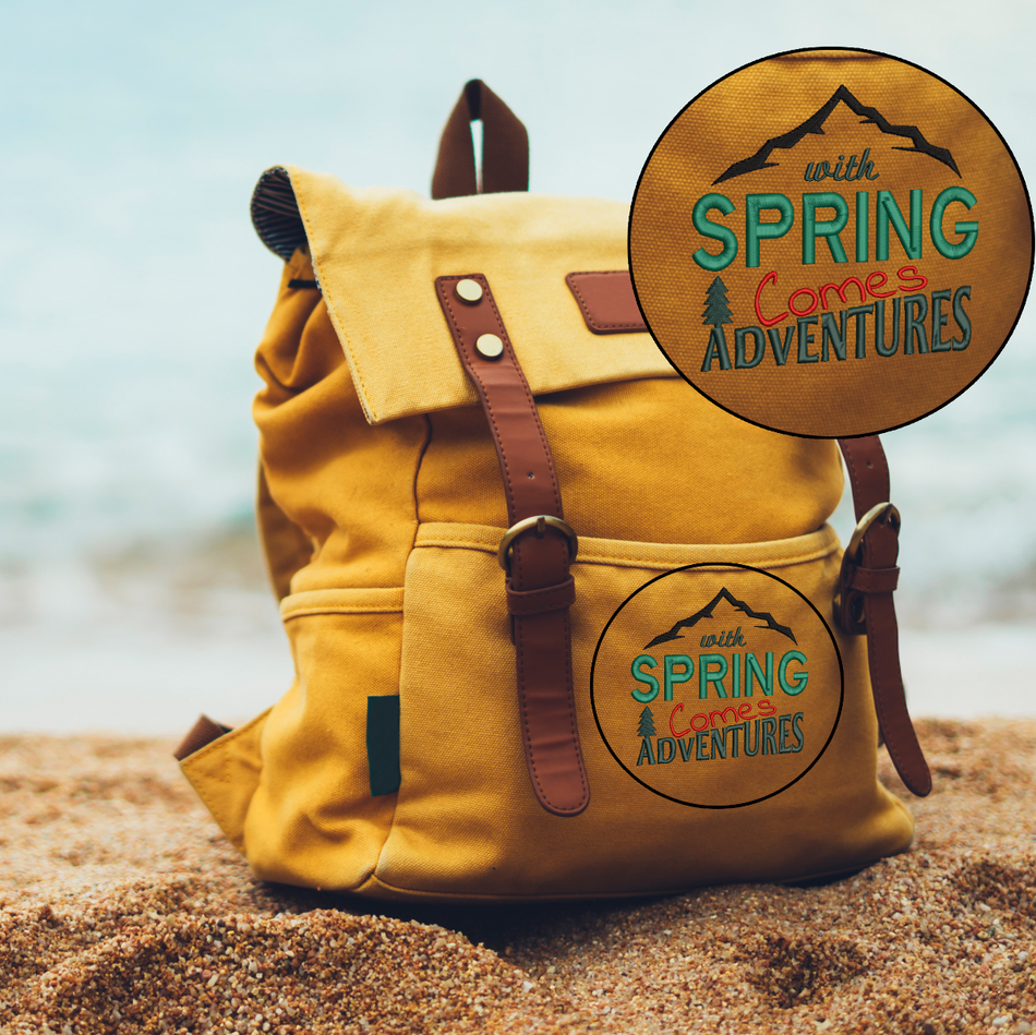 Spring Adventures Embroidery Design