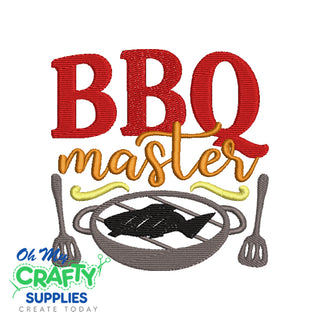 BBQ Master 2021 Embroidery Design