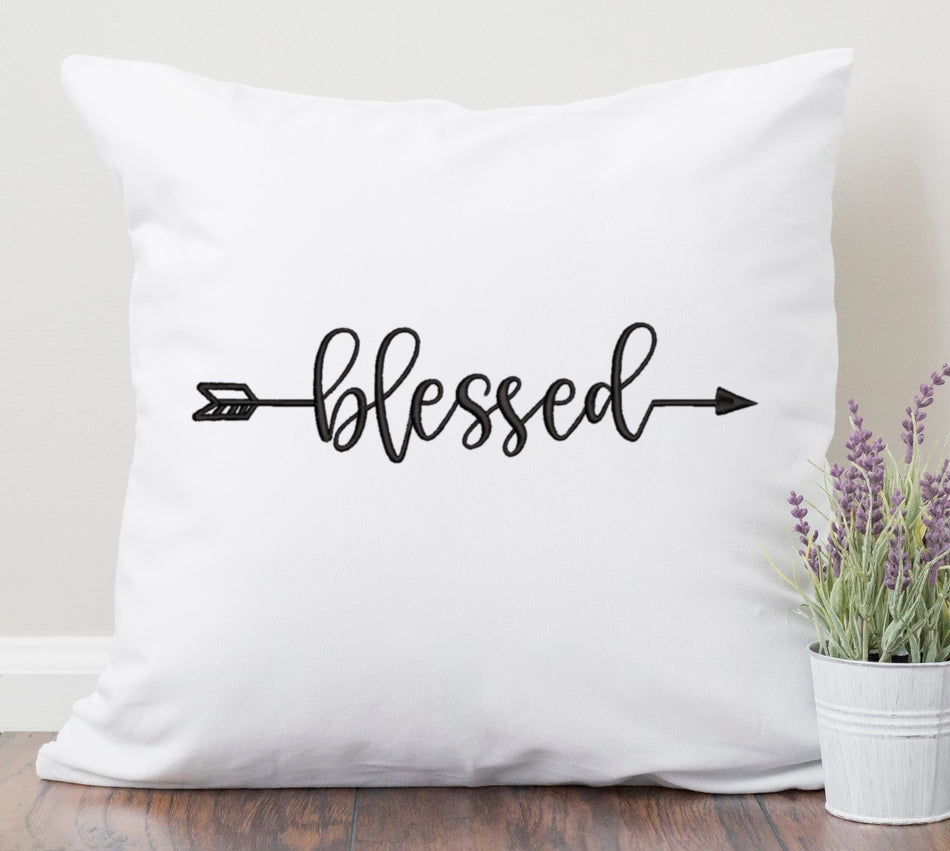 Blessed Arrow Embroidery Design