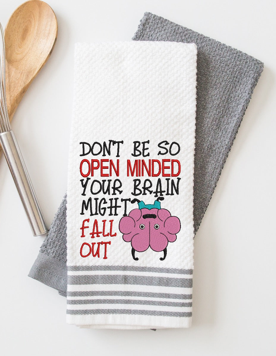 Brains/Brain Might Fall Out Embroidery Design