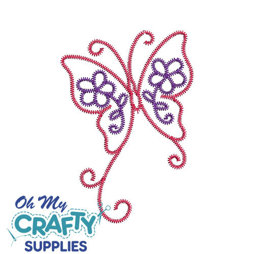 Butterfly 11522 Embroidery Design