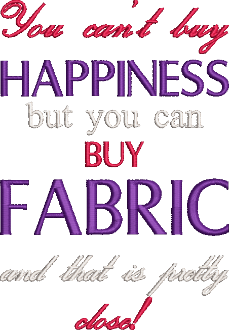 You Can't Buy Happiness Embroidery Design