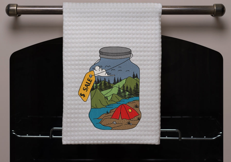 Camp Jar Embroidery Design