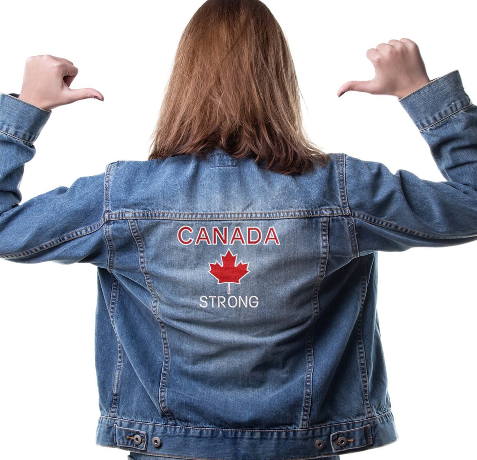 Canada Strong Embroidery Design