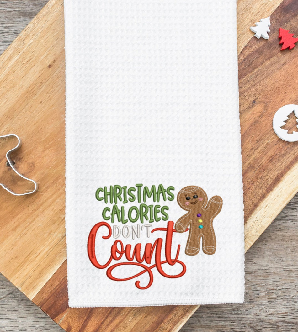 Christmas Calories 2.0 Embroidery Design