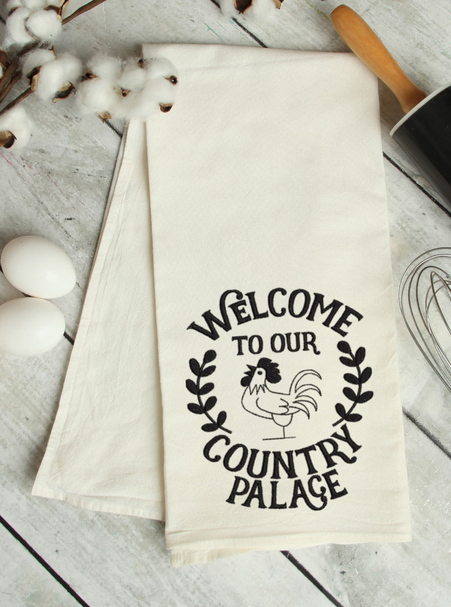 Country Palace Embroidery Design
