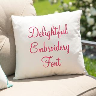 Delightful Embroidery Font (BX Included) - Oh My Crafty Supplies Inc.