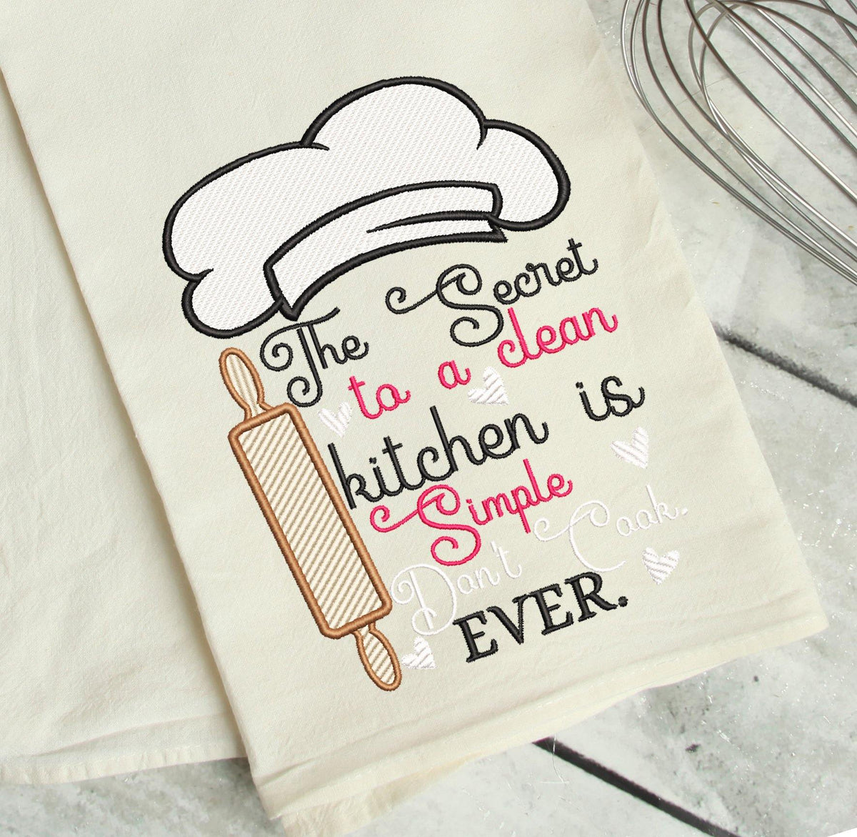 Clean Kitchen 2021 Embroidery Design - Oh My Crafty Supplies Inc.