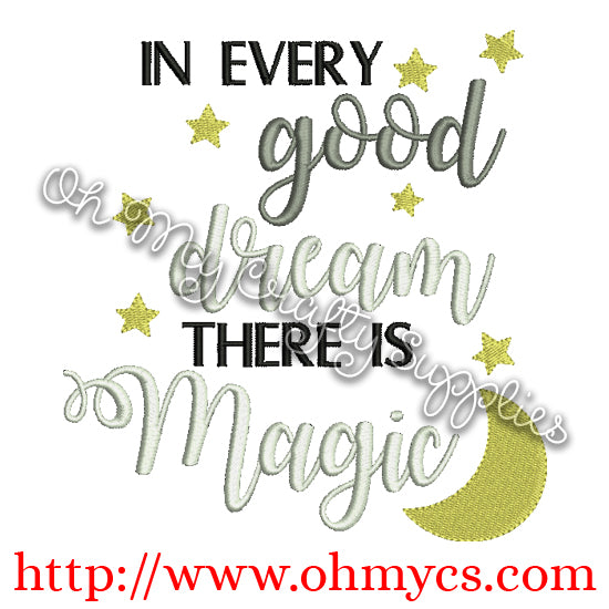 Dream Magic Embroidery Design