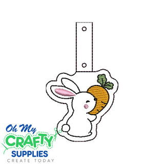 ITH Easter Bunny Key Fob Embroidery Design