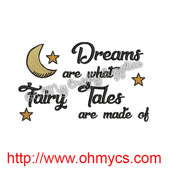 Fairy Tale Dreams Embroidery Design