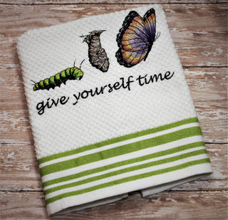 Give yourself Time Embroidery Design