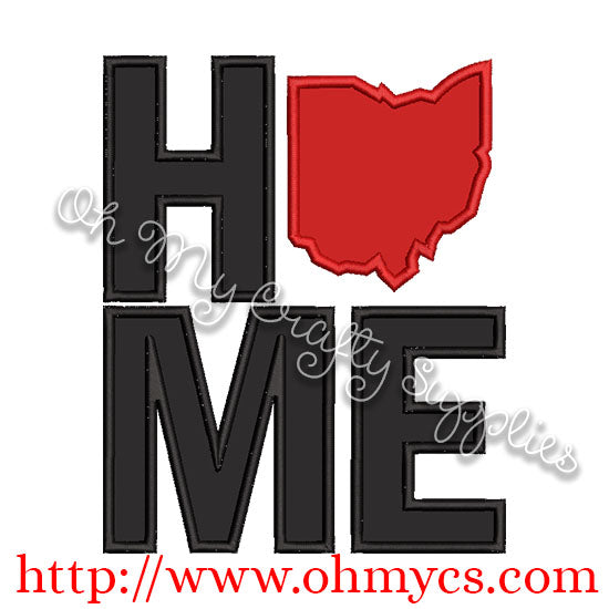 Home Ohio Applique Design