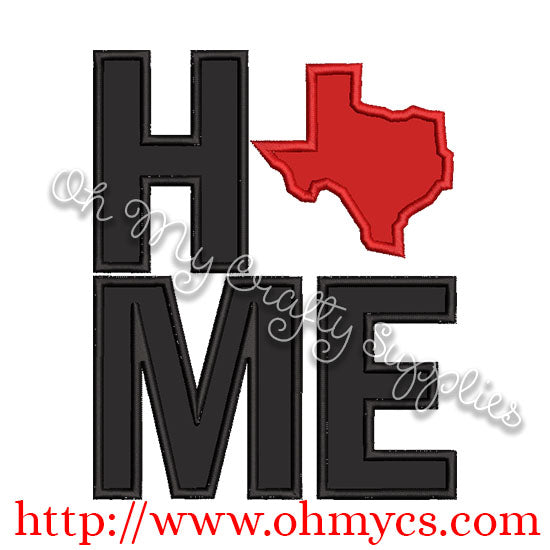 Home Texas Applique Design