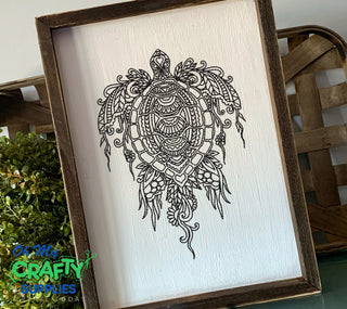 Henna Turtle 2021 Embroidery Design