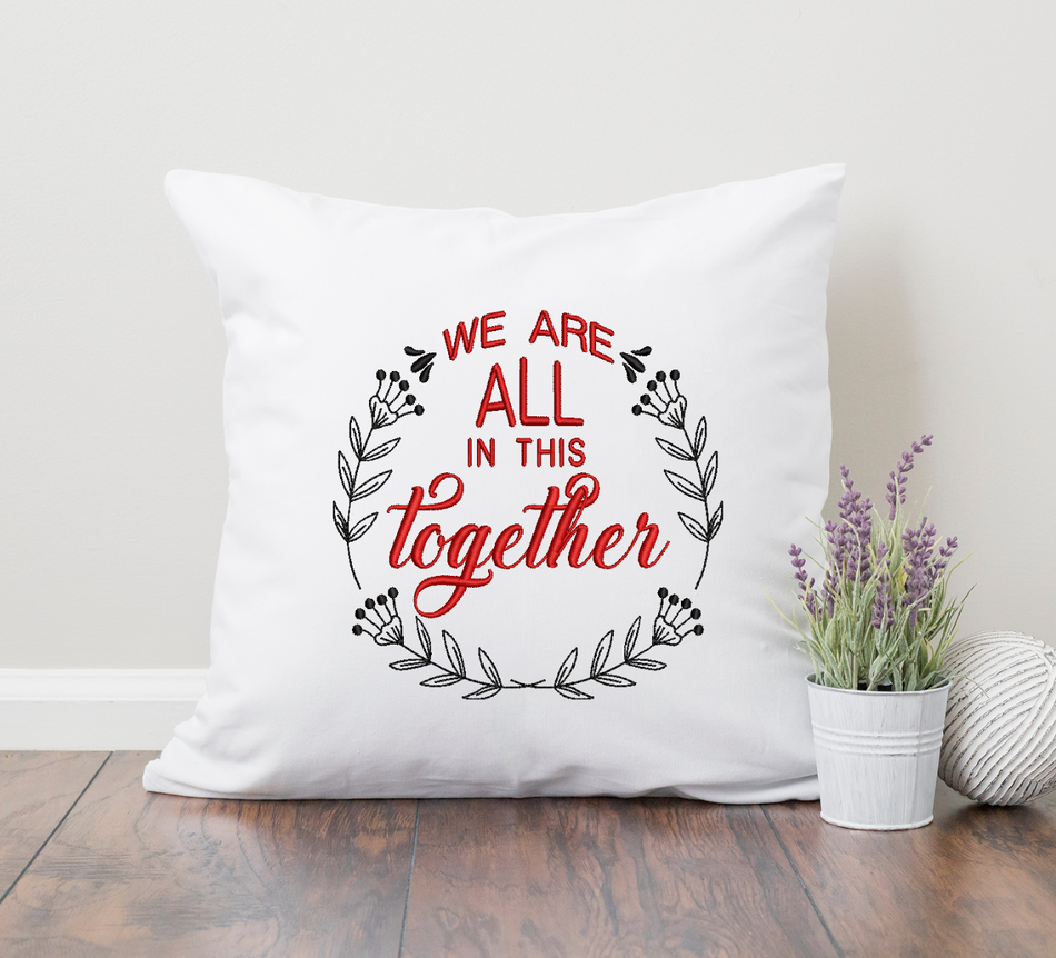 All In This Together 1 Embroidery Design