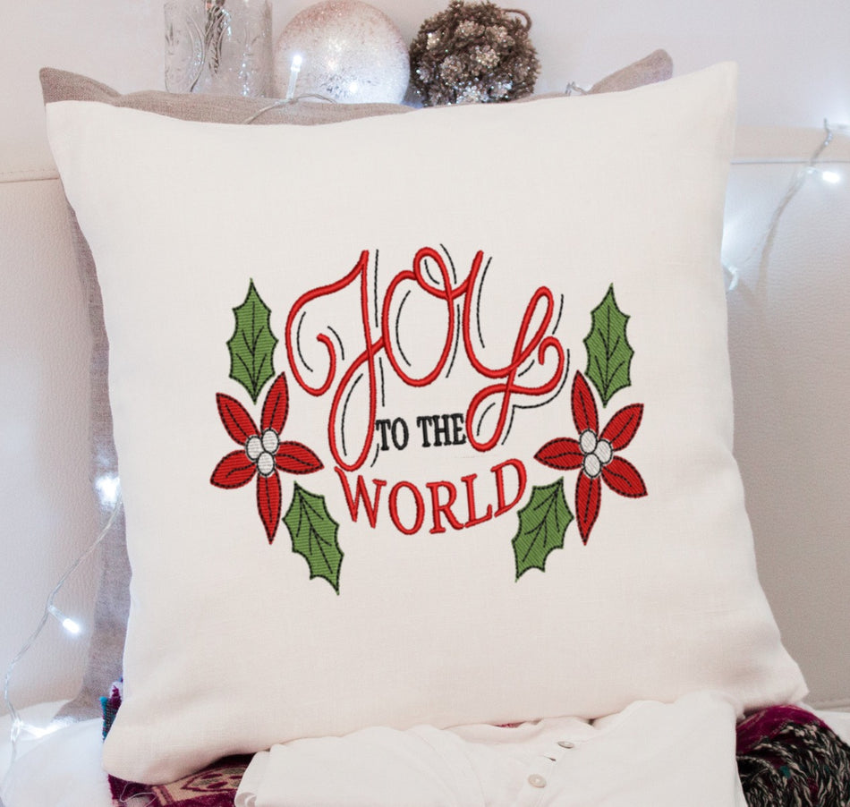 Joy to the World 2.0 Embroidery Design