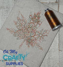 Henna Leaf 81421 Embroidery Design