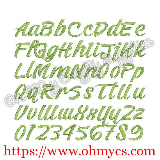 Light Year Embroidery Font (BX Format included)