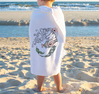Little Miss Mermaid Embroidery Design