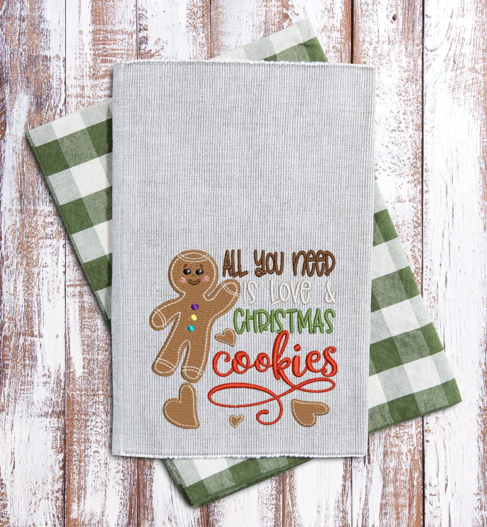 Love and Christmas Cookies 2020 Embroidery Design