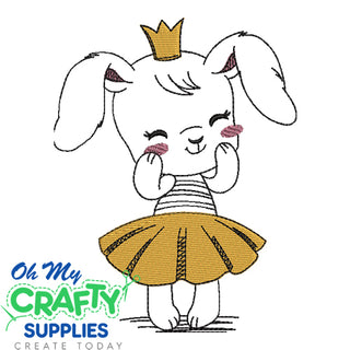 Little Princess Bunny 2021 Embroidery Design
