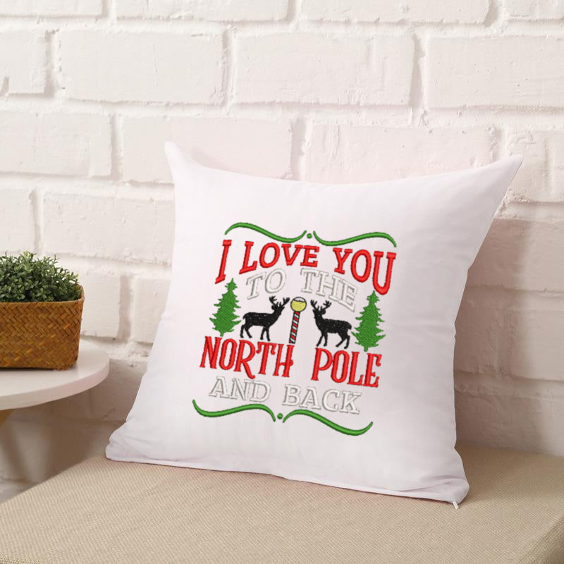 The North Pole and Back Embroidery Design