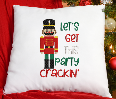 Party Crackin' 2020 Embroidery Design - Oh My Crafty Supplies Inc.