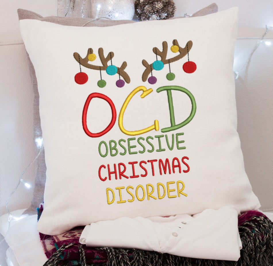 OCD Reindeer 2020 Embroidery Design