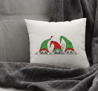 Peeking Gnomes Embroidery Design
