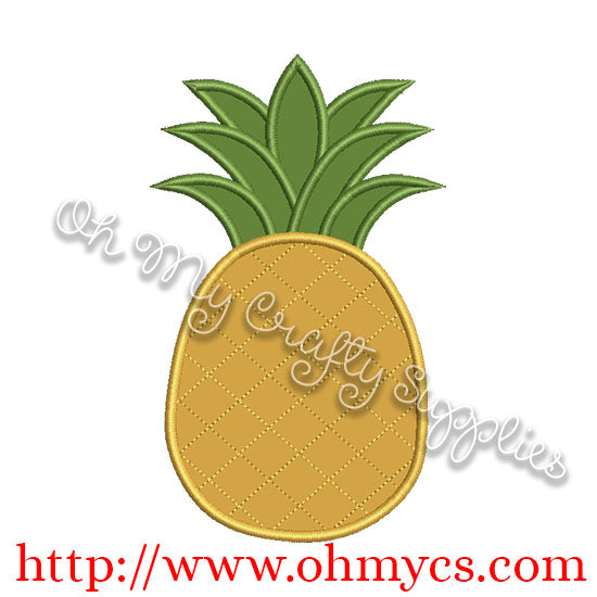 Pineapple Applique Design