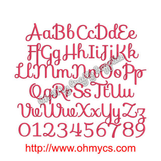 Pretty Princess Embroidery Font (BX Included)