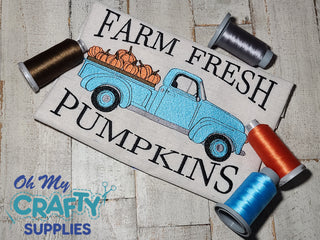 Farm Fresh Pumpkins 2021 Embroidery Designs