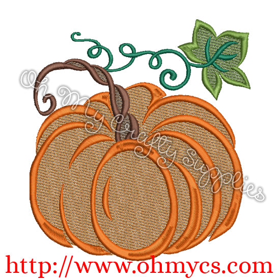 Another Pumpkin 4U Embroidery Design
