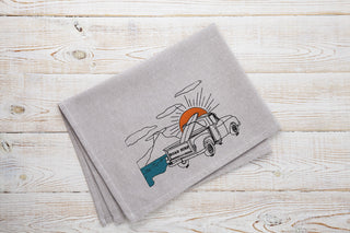 Surf Truck Embroidery Design