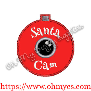 ITH Santa Cam Ornament