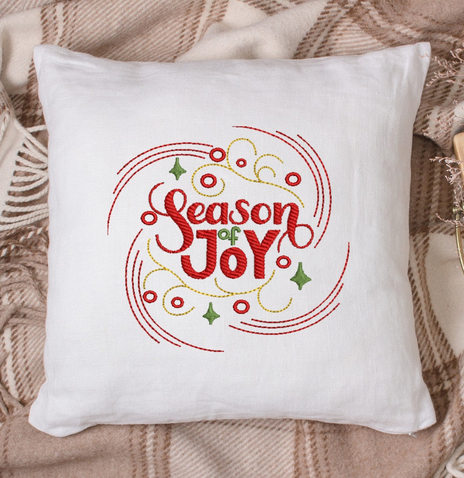 Season of Joy 2020 Embroidery Design