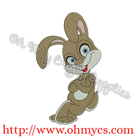 Silly Rabbit Embroidery Design