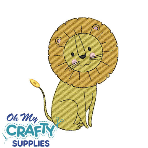 Nursery Lion Embroidery Design