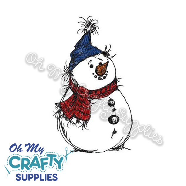 Another Snowman Embroidery Design