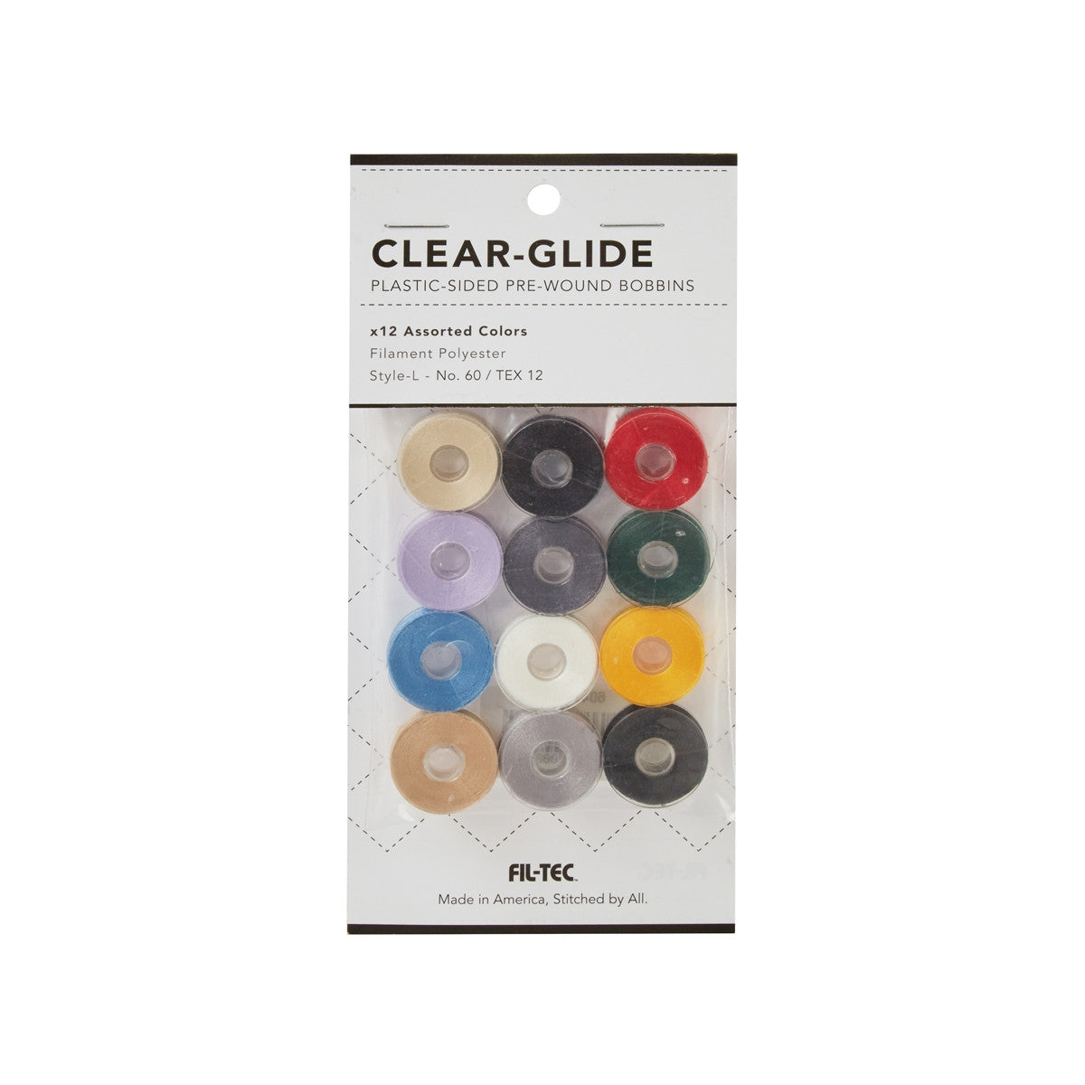 CLEAR GLIDE - 12 PACK - STYLE L ASSORTED COLORS – Oh My Crafty