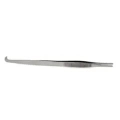 Surgical Stainless Steel Tweezer - Straight with Hook