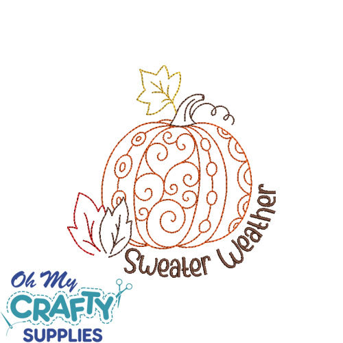Sweater Weather 721 Embroidery Design