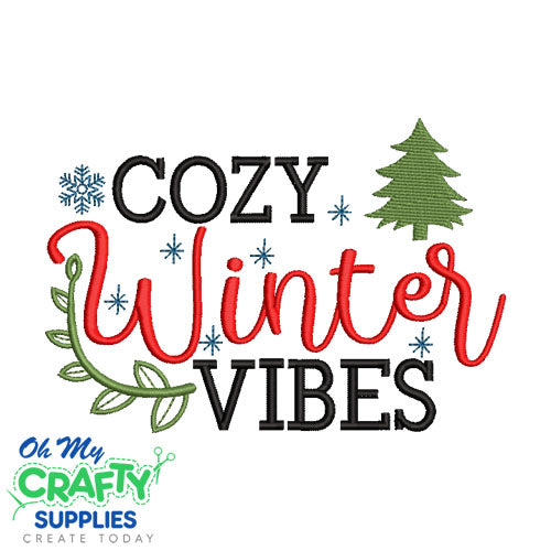 Cozy Winter Vibes 1013 Embroidery Design