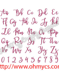 Alternative view of Betterfly Embroidery Font (BX Included)
