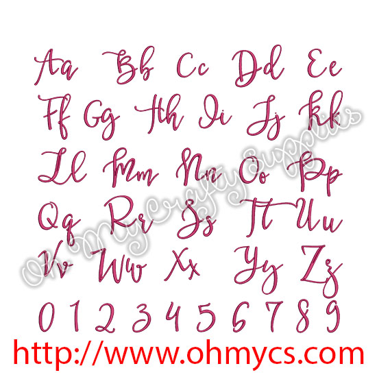Betterfly Embroidery Font (BX Included) - Image 2