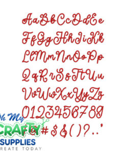 Alternative view of Amberly Embriodery Font (BX Included)