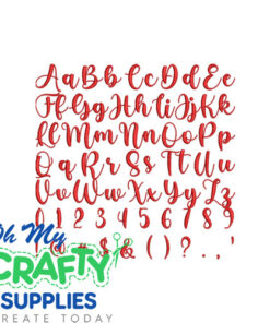 Alternative view of Arctic Charm Embroidery Font (BX Included) (FM)
