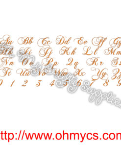 Alternative view of Autumn Breeze Embroidery Font (BX Included)