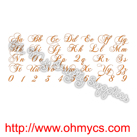 Autumn Breeze Embroidery Font (BX Included) - Image 2